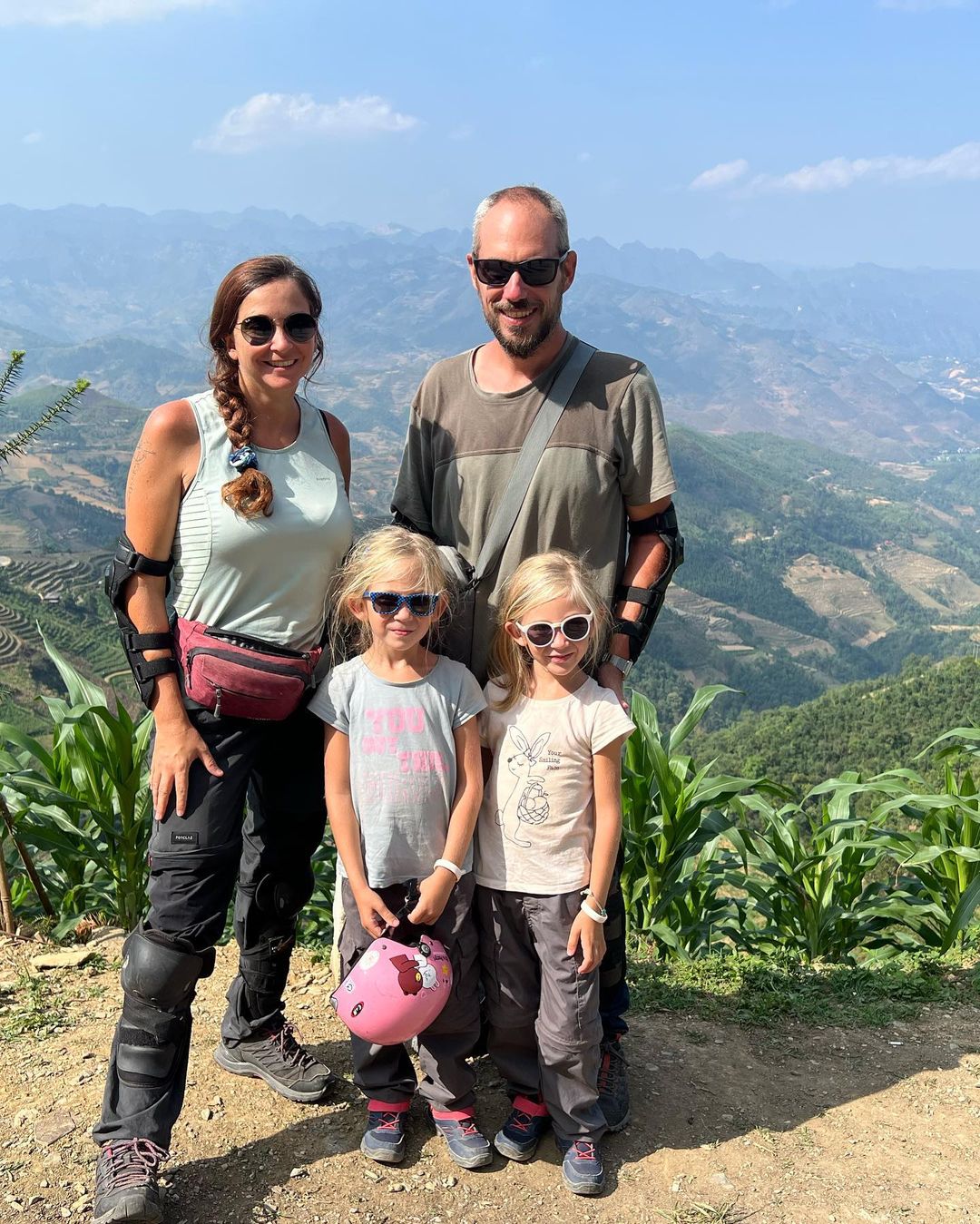 family trip in ha giang loop