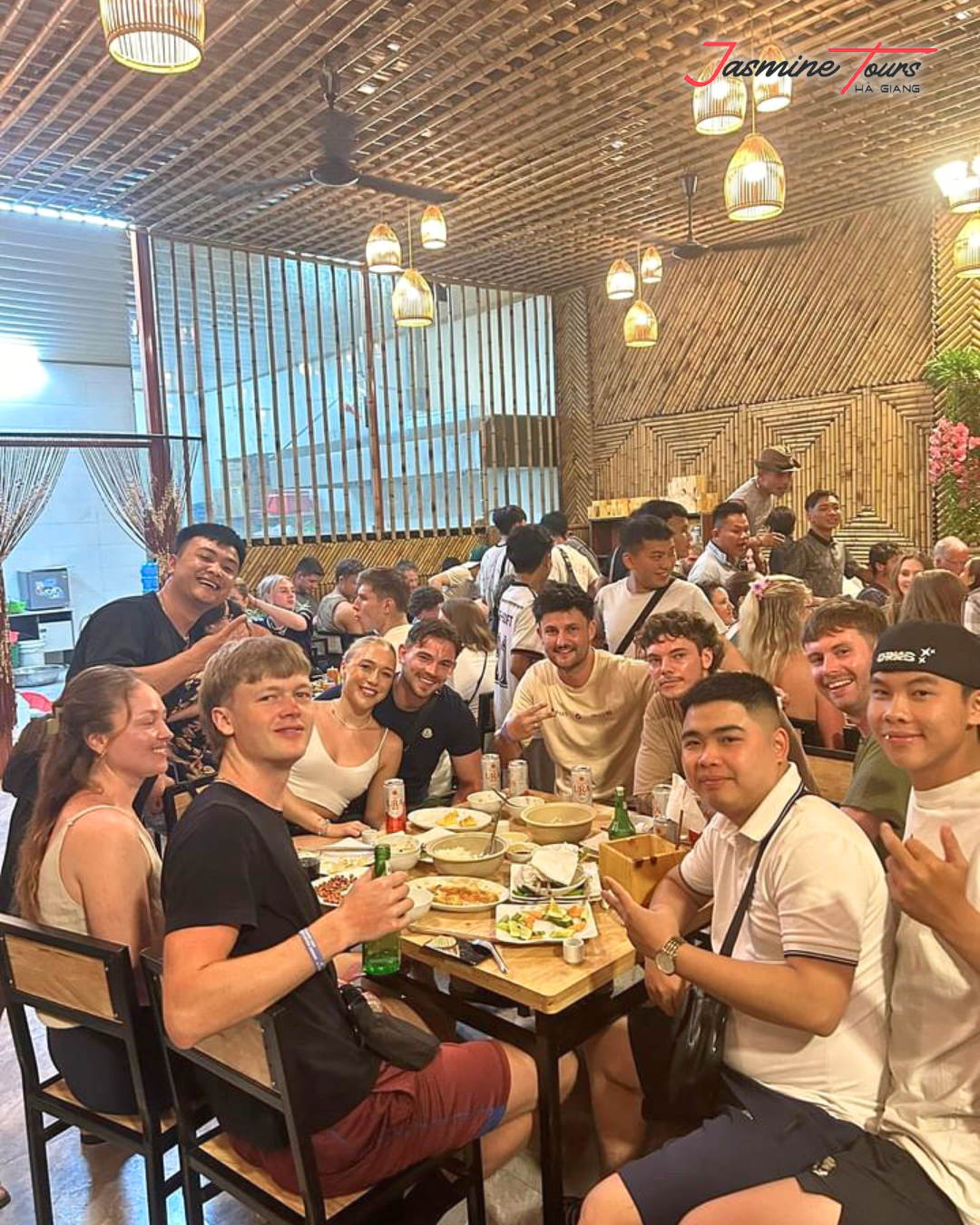 drinking ha giang loop happy water