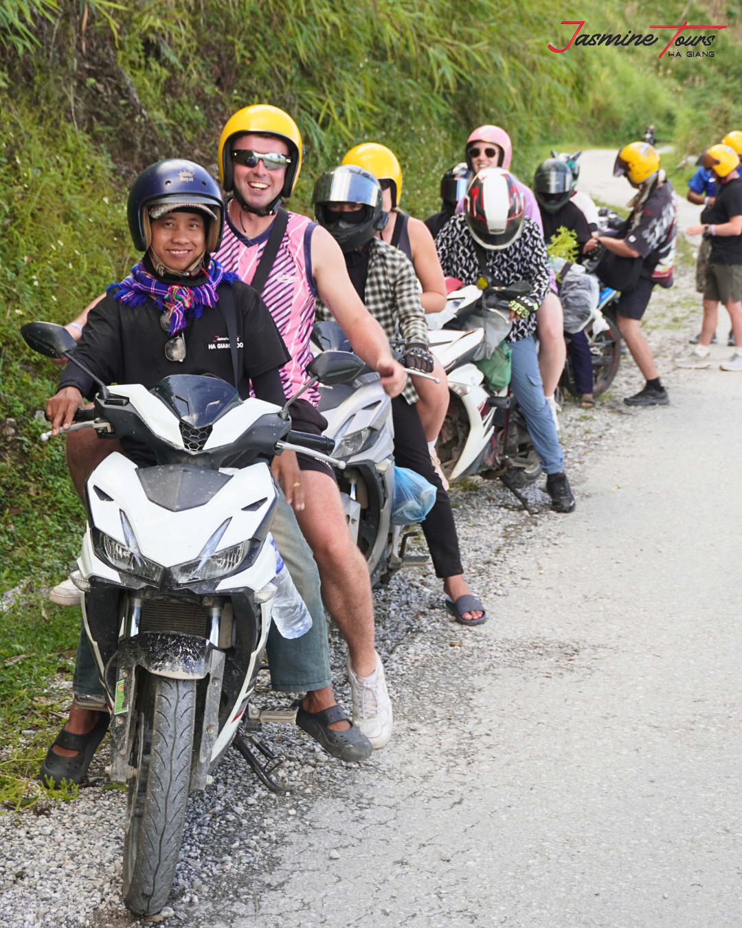 consider self-riding or easy-rider in ha giang with jasmine tours