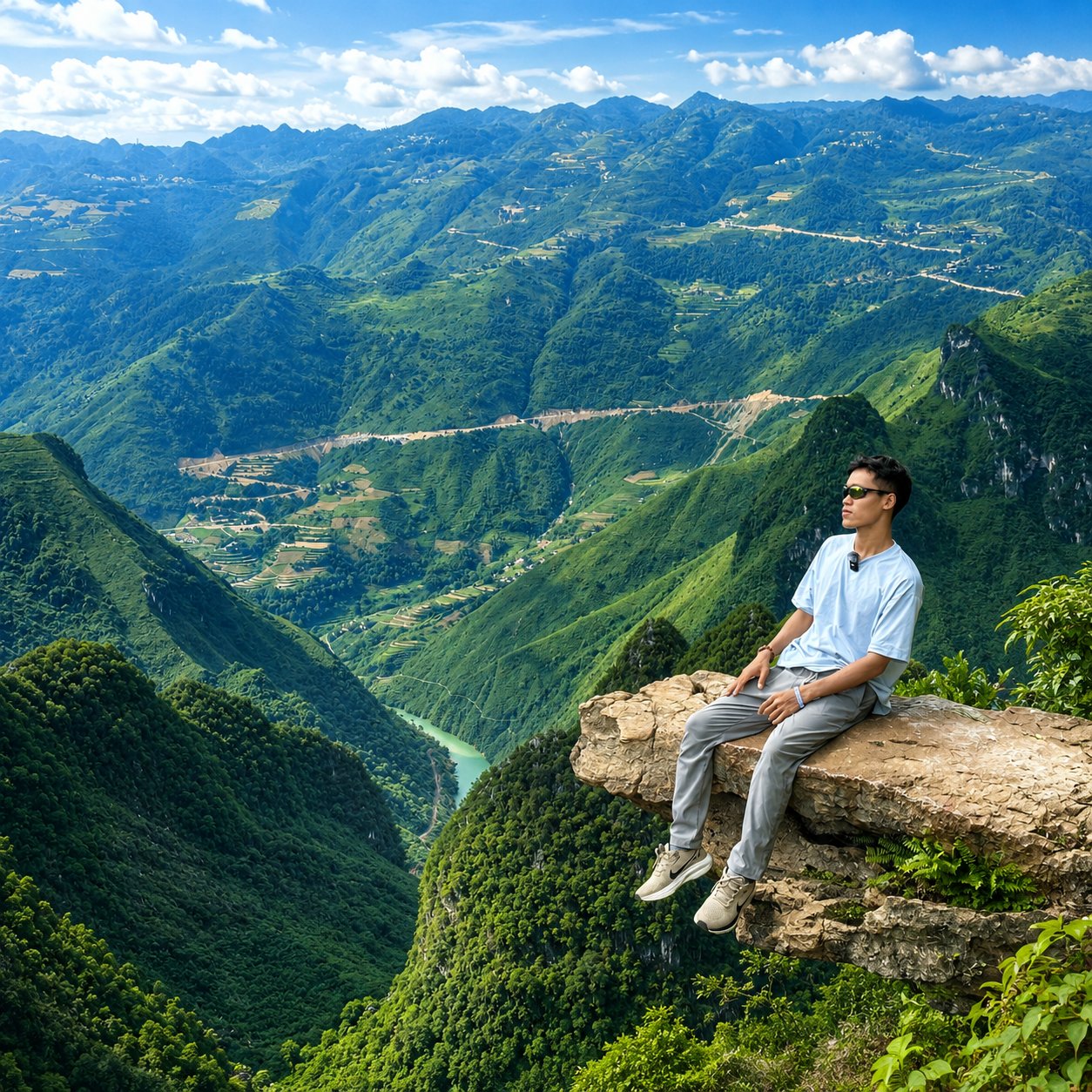 Ma Pi Leng Pass sky
