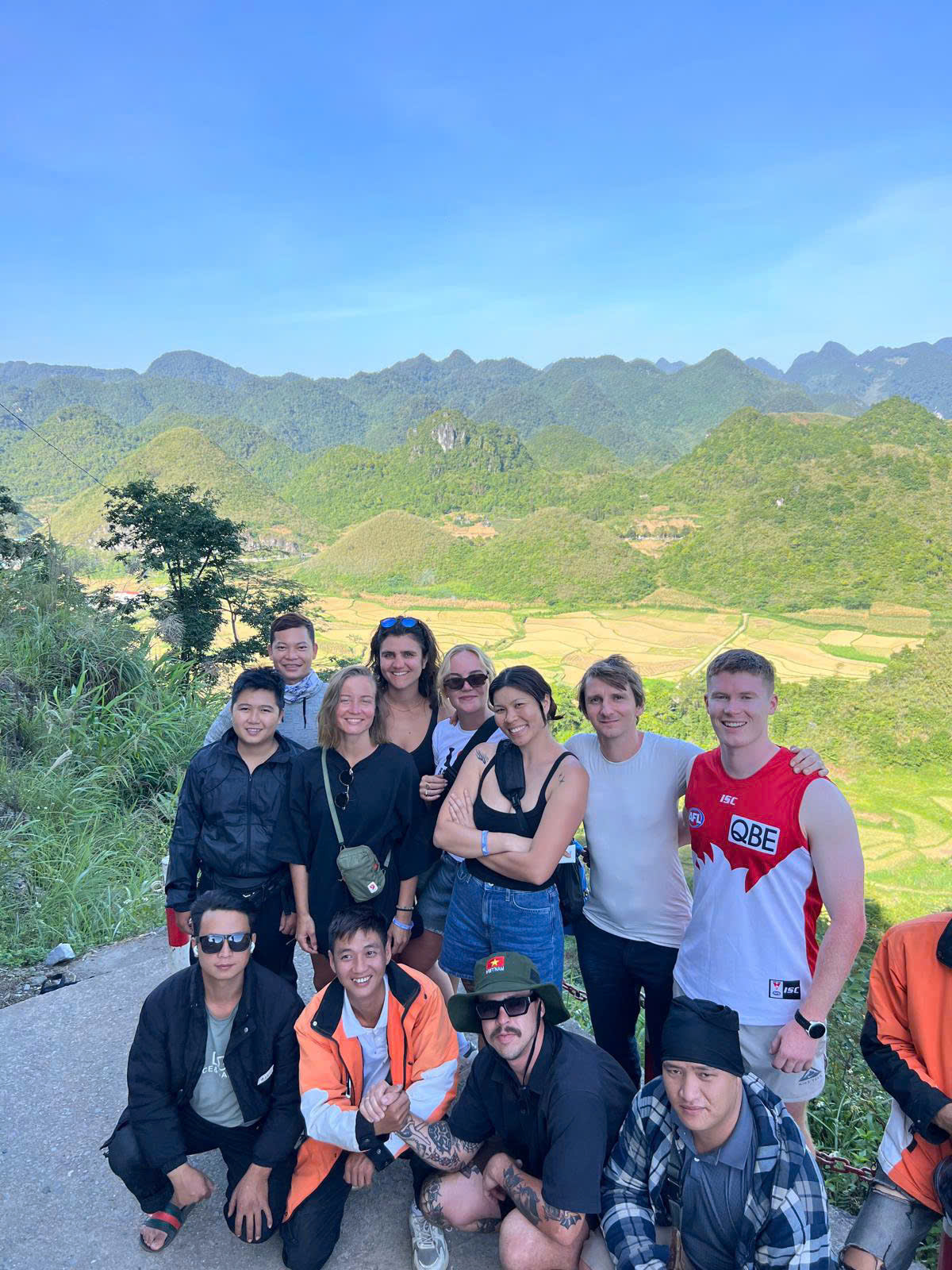 Ha Giang Motorventures with mountain
