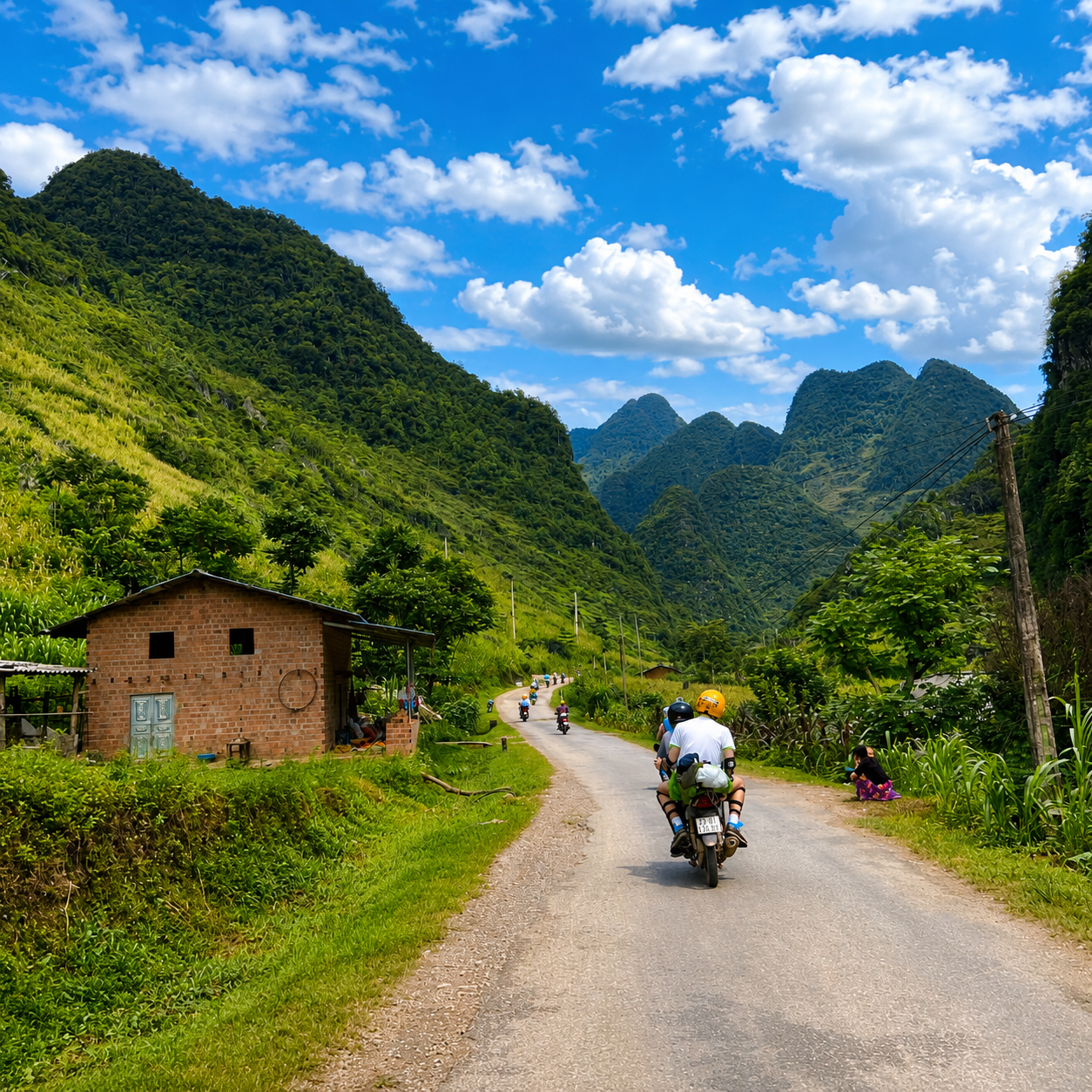 Ha Giang Loop way