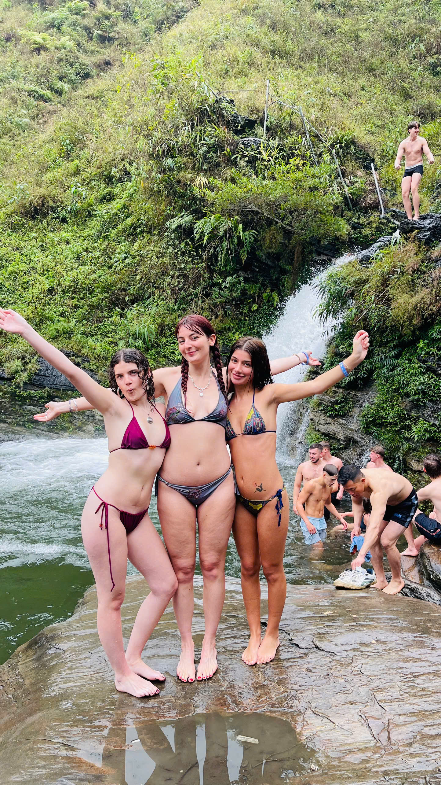 Du Gia Waterfall swim