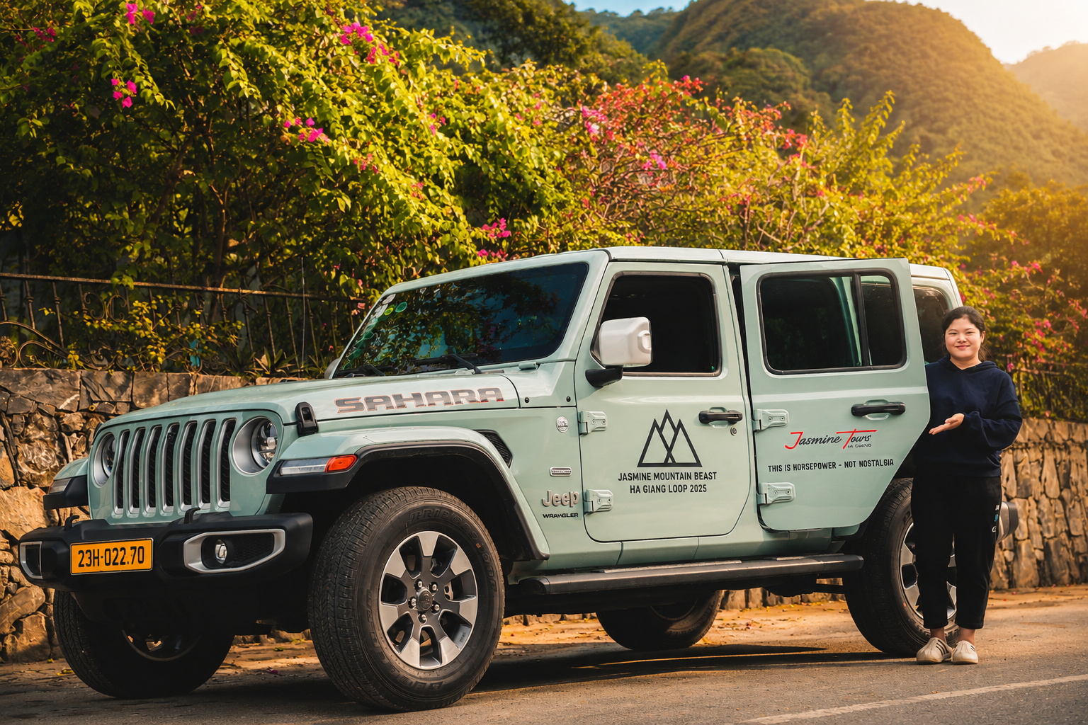 Ha Giang Loop map Jeep