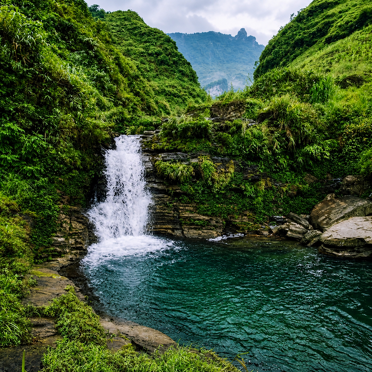 Du Gia Waterfall Hihi